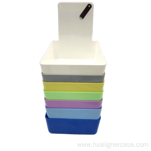 Organize Dental Lab Plastic WorkTray Pans sorting box